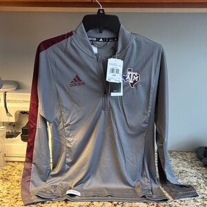 NWT Adidas Texas A & M Women’s 1/4 Zip Pullover  XS & Med Available NCAA Aggies